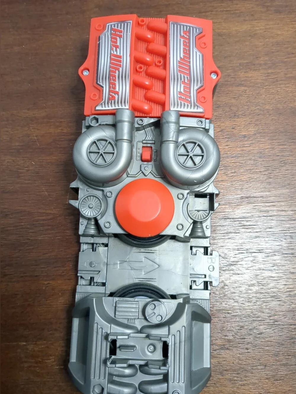 2018 Mattel Hot Wheels Track Power Booster Car Launcher Gray & Red GGF92 TESTED